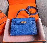 Buy High Quality Cheap Hot Replica
 Hermes Kelly Handbags Crossbody & Shoulder Bags Calfskin Cowhide Mini