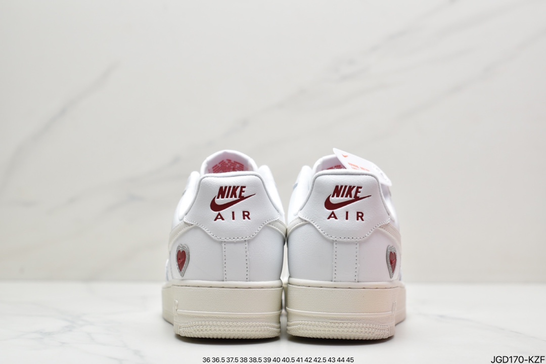 180 耐克Nike Air Force 1“ Valentine’s Day”空军一号白红情人节 DD7117-100