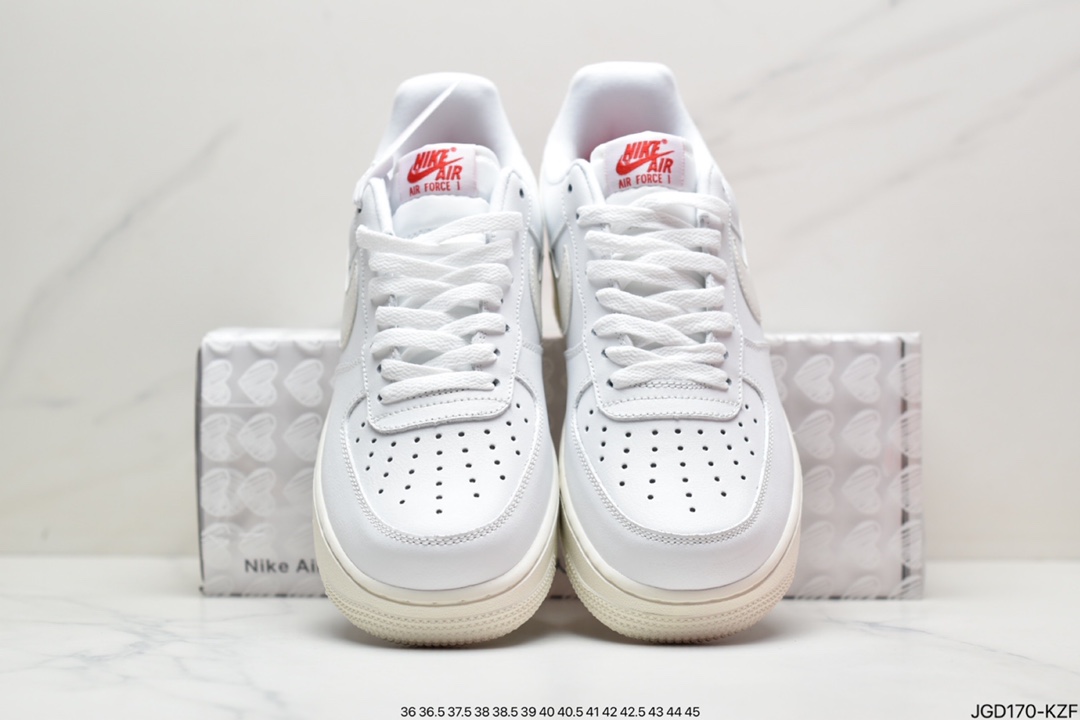 180 耐克Nike Air Force 1“ Valentine’s Day”空军一号白红情人节 DD7117-100