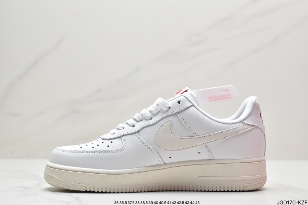 180 耐克Nike Air Force 1“ Valentine’s Day”空军一号白红情人节 DD7117-100