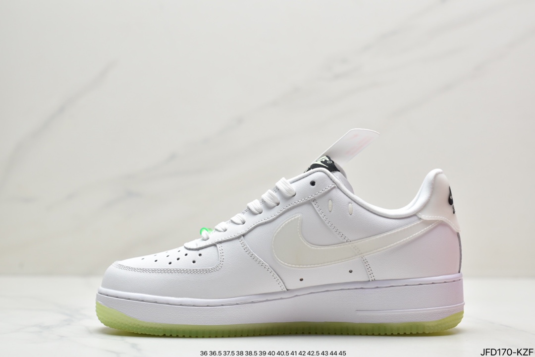 170 耐克 Nike Air Force 1 Low “Have A Nike Day”笑脸夜光空军一号低帮休闲板鞋 CT3228-100