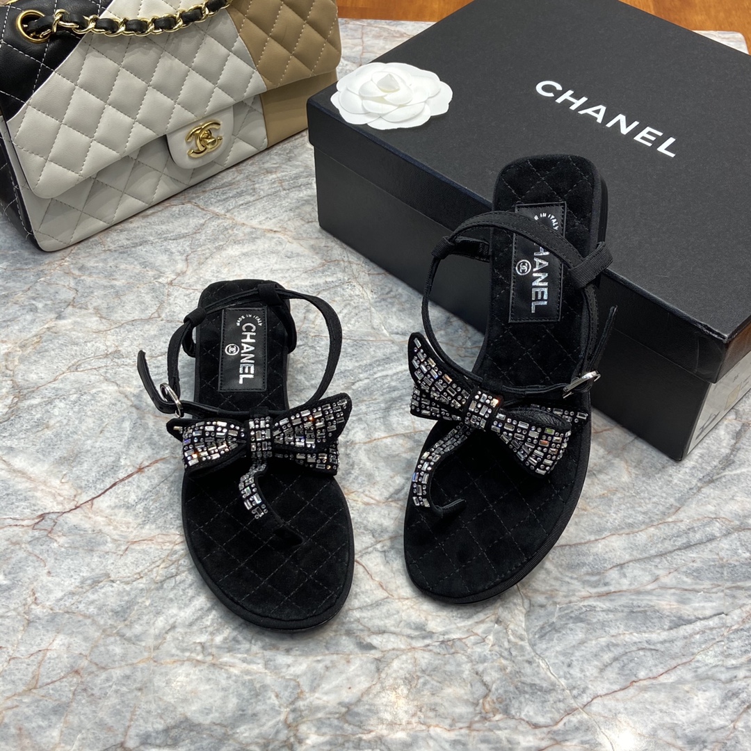 Are you looking for
 Chanel Shoes Sandals Sheepskin Spring Collection
