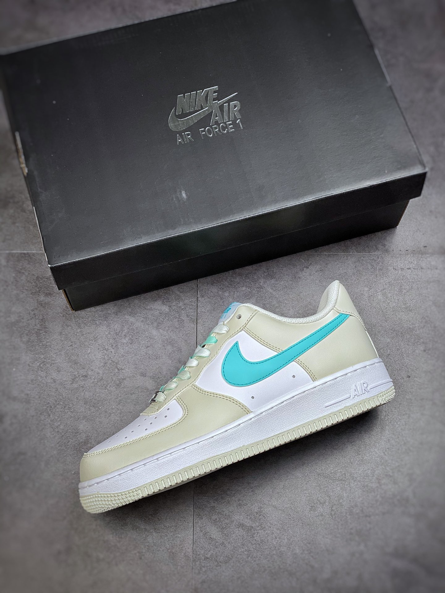 220 Nike Air Force 1 Low 07 灰白蓝勾 LZ6699-555