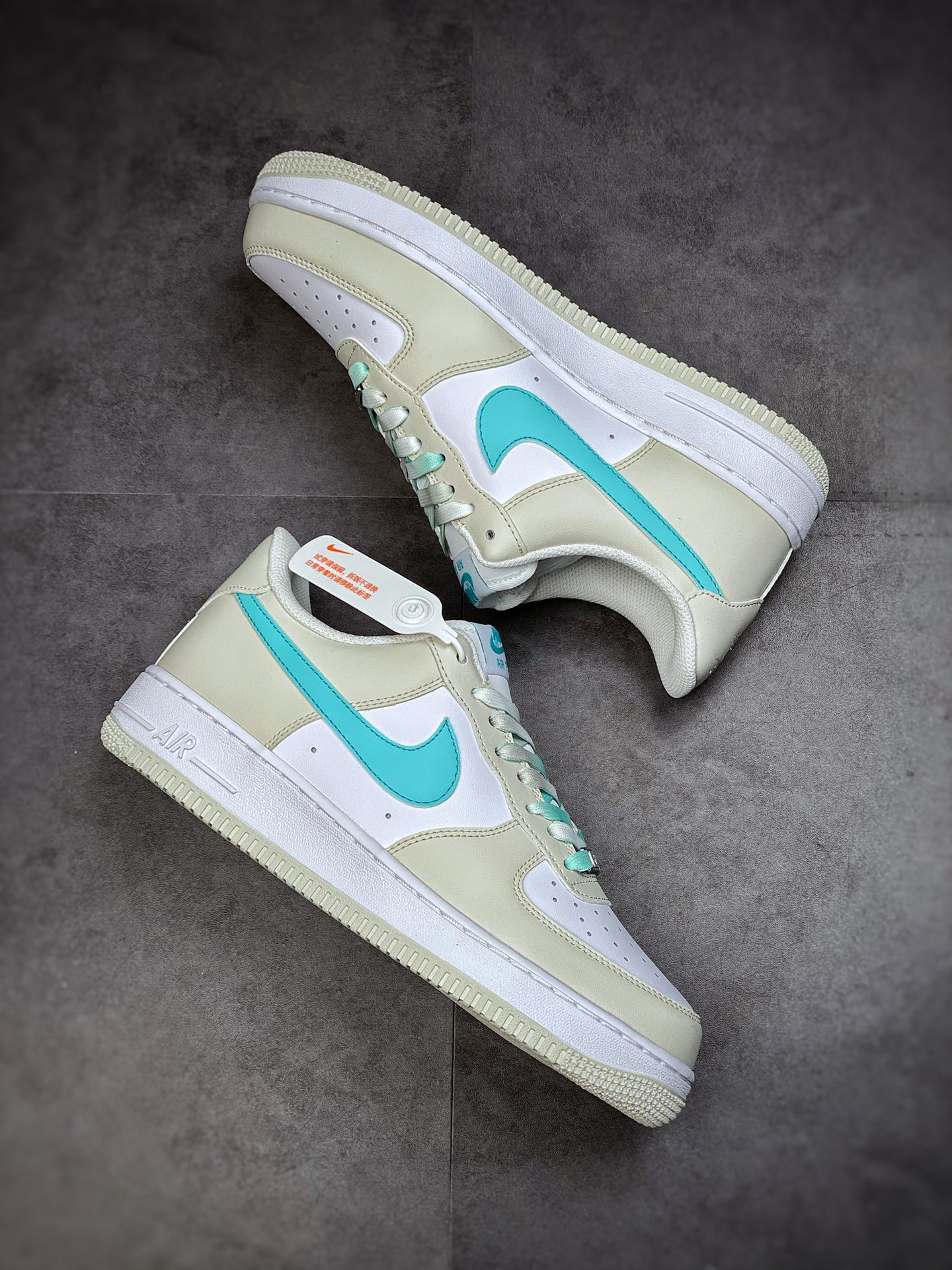 220 Nike Air Force 1 Low 07 灰白蓝勾 LZ6699-555