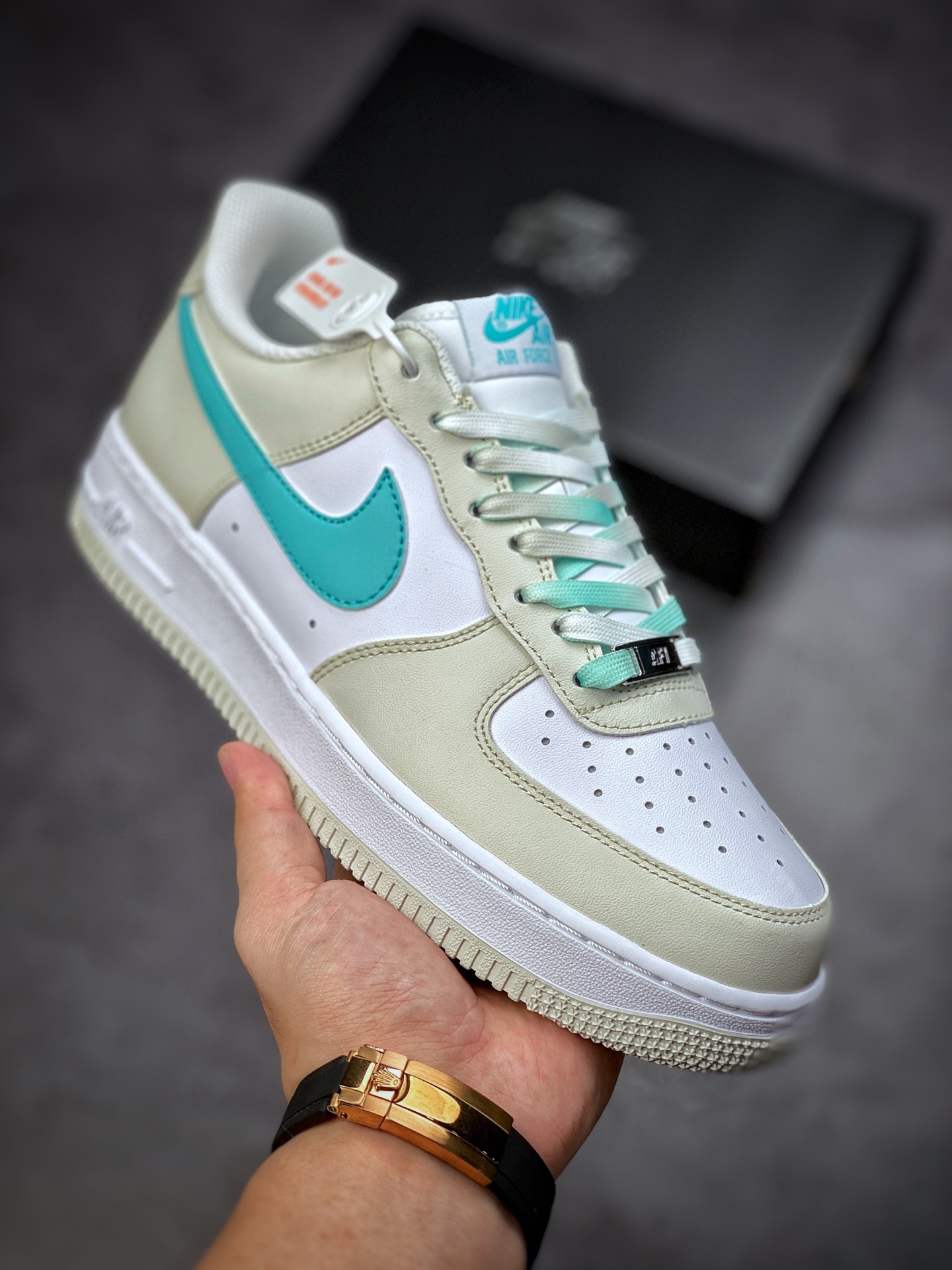 220 Nike Air Force 1 Low 07 灰白蓝勾 LZ6699-555