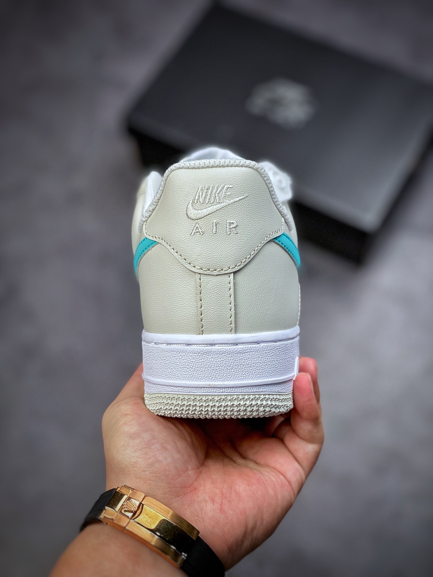 220 Nike Air Force 1 Low 07 灰白蓝勾 LZ6699-555