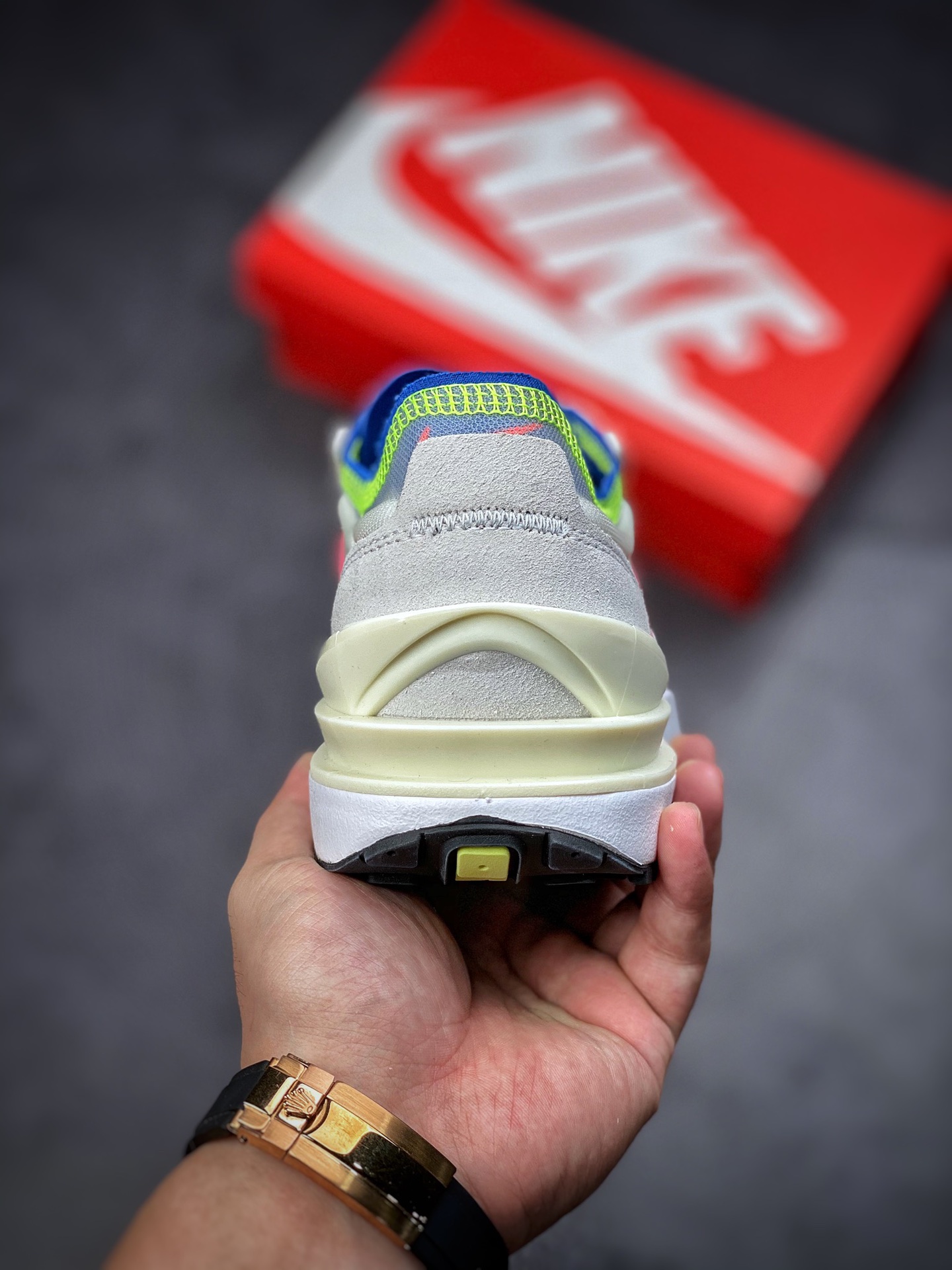 220 Nike Waffle One 复古运动休闲鞋 米蓝橙 DA7995-101