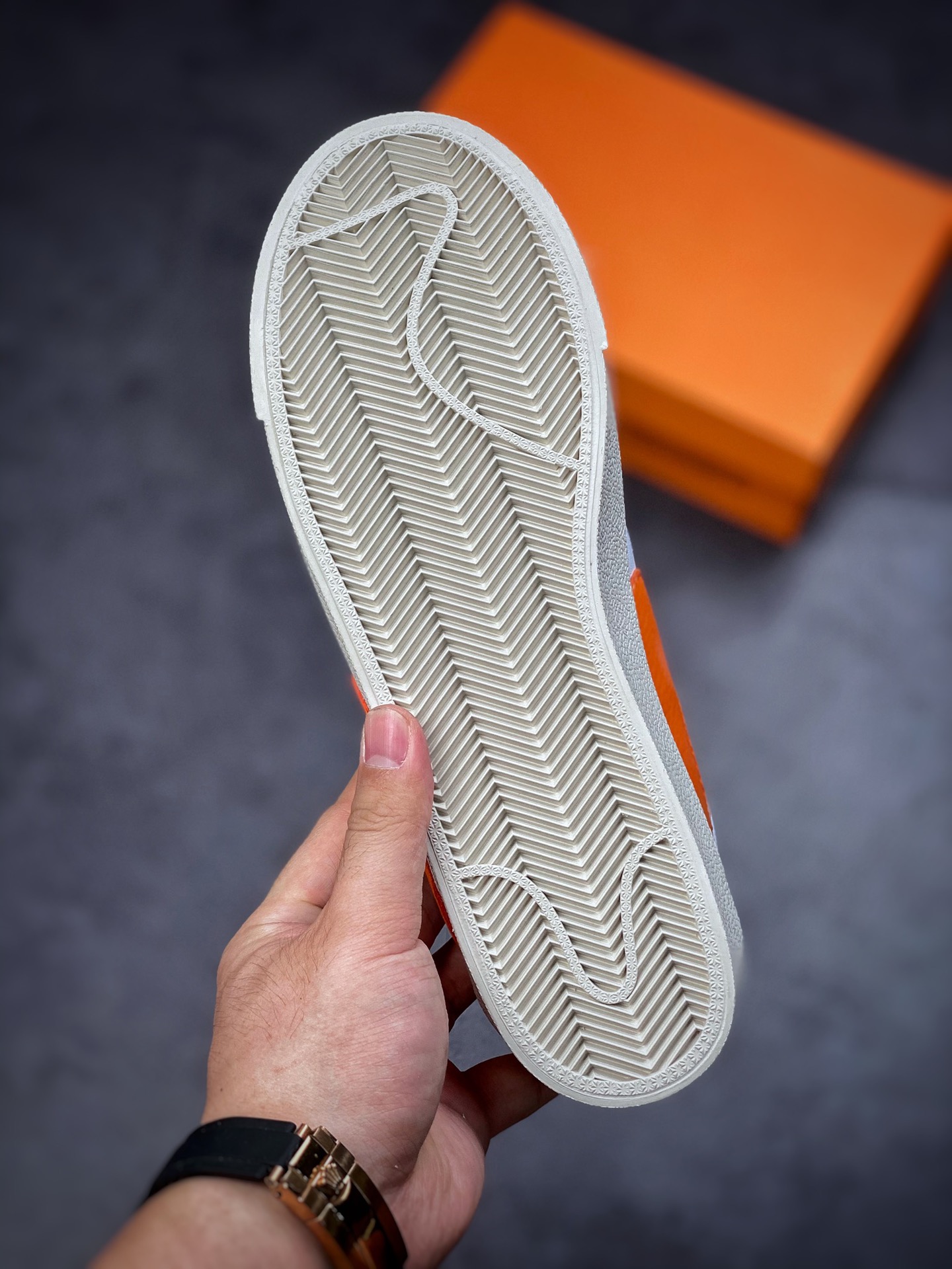 150 Nike Blazer Low’77 Jumbo 白灰橙 经典百搭低帮开拓者休闲运动板鞋DN2158-100
