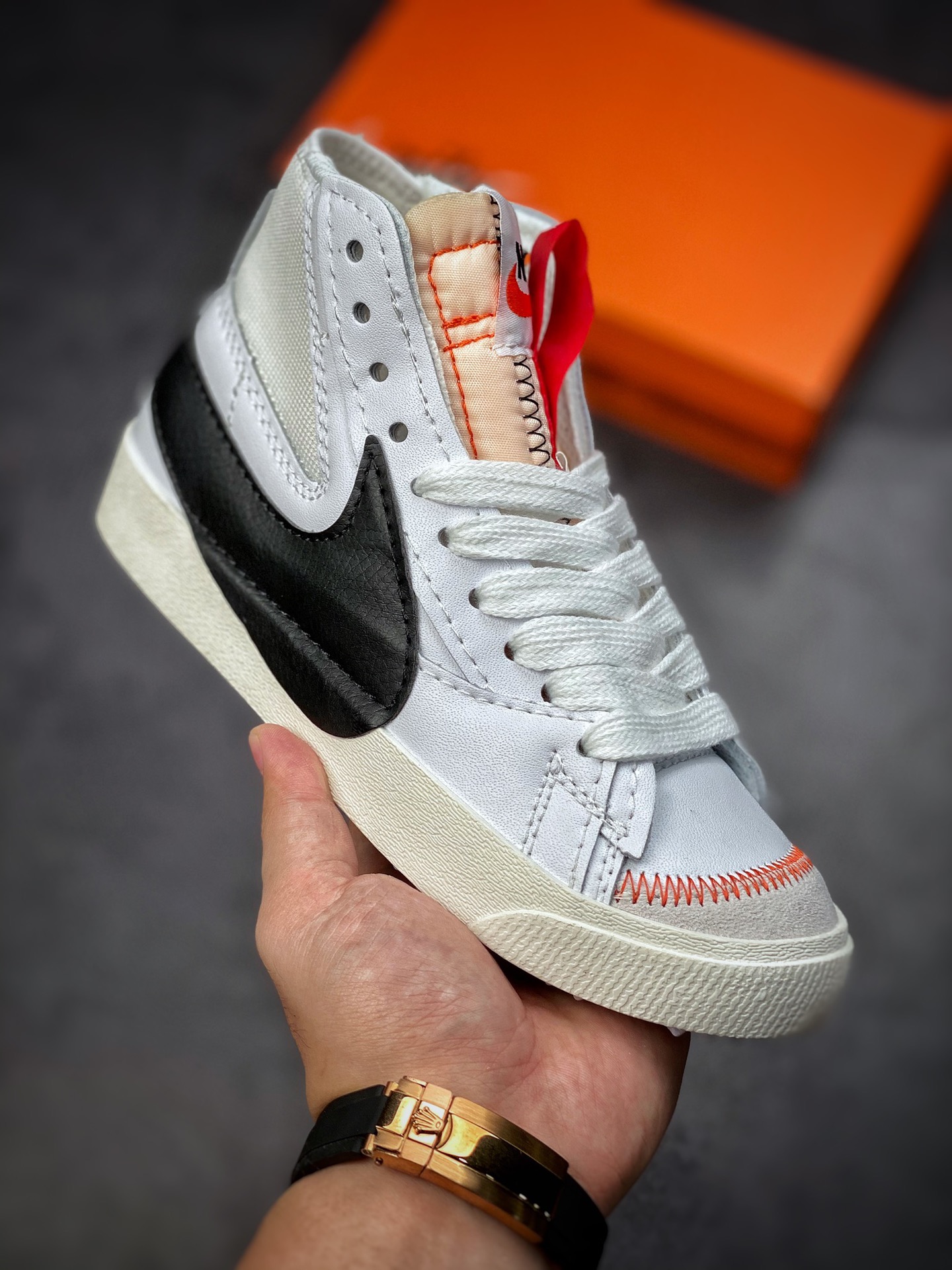 160 Nike Blazer Mid’77 Jumbo 白灰黑 BQ4808-600