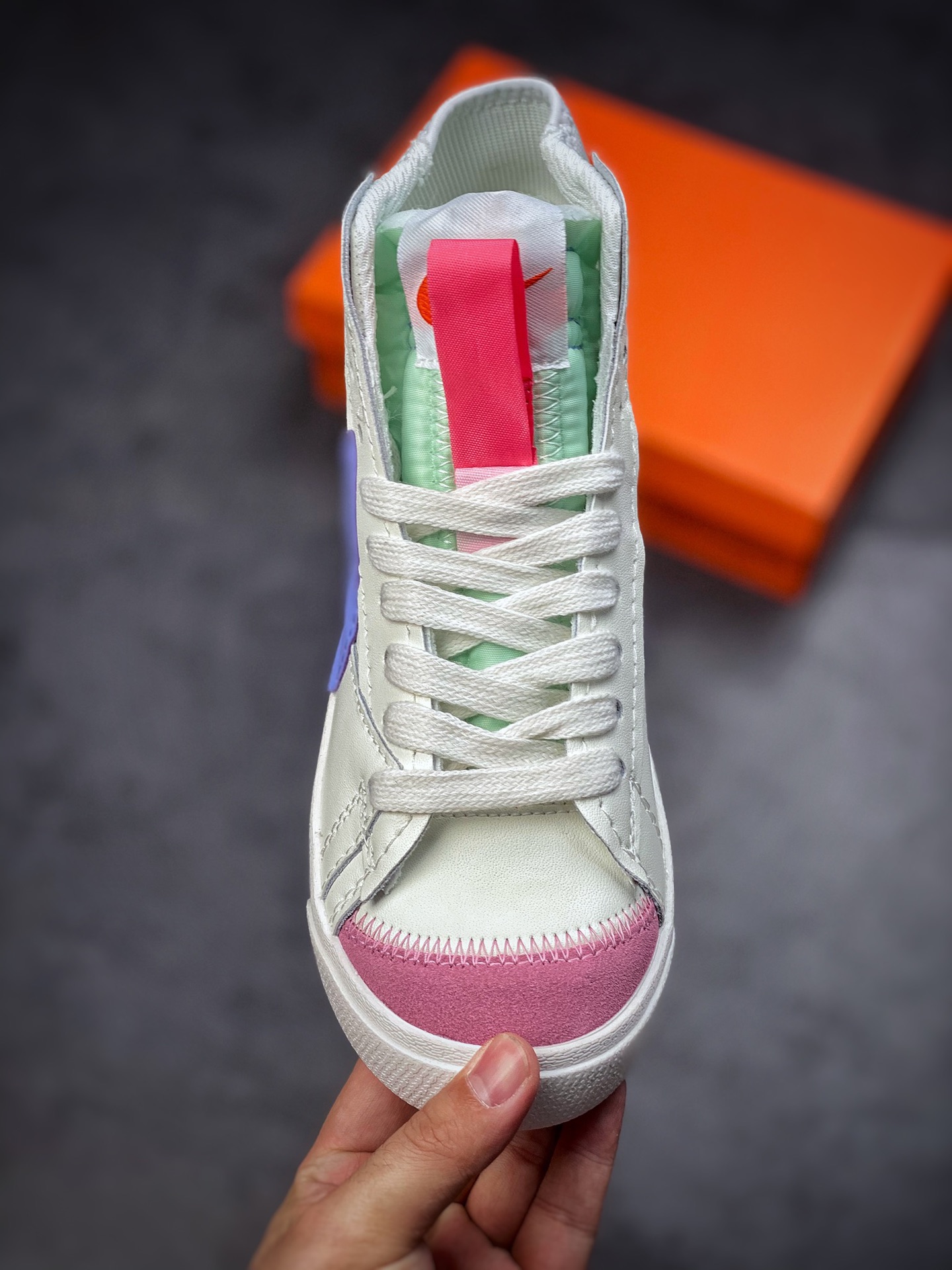160 Nike Blazer Mid’77 Jumbo 白紫粉 经典百搭低帮开拓者休闲运动板鞋 DO8909-167