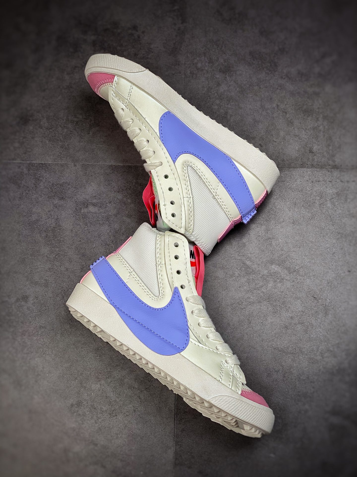 160 Nike Blazer Mid’77 Jumbo 白紫粉 经典百搭低帮开拓者休闲运动板鞋 DO8909-167