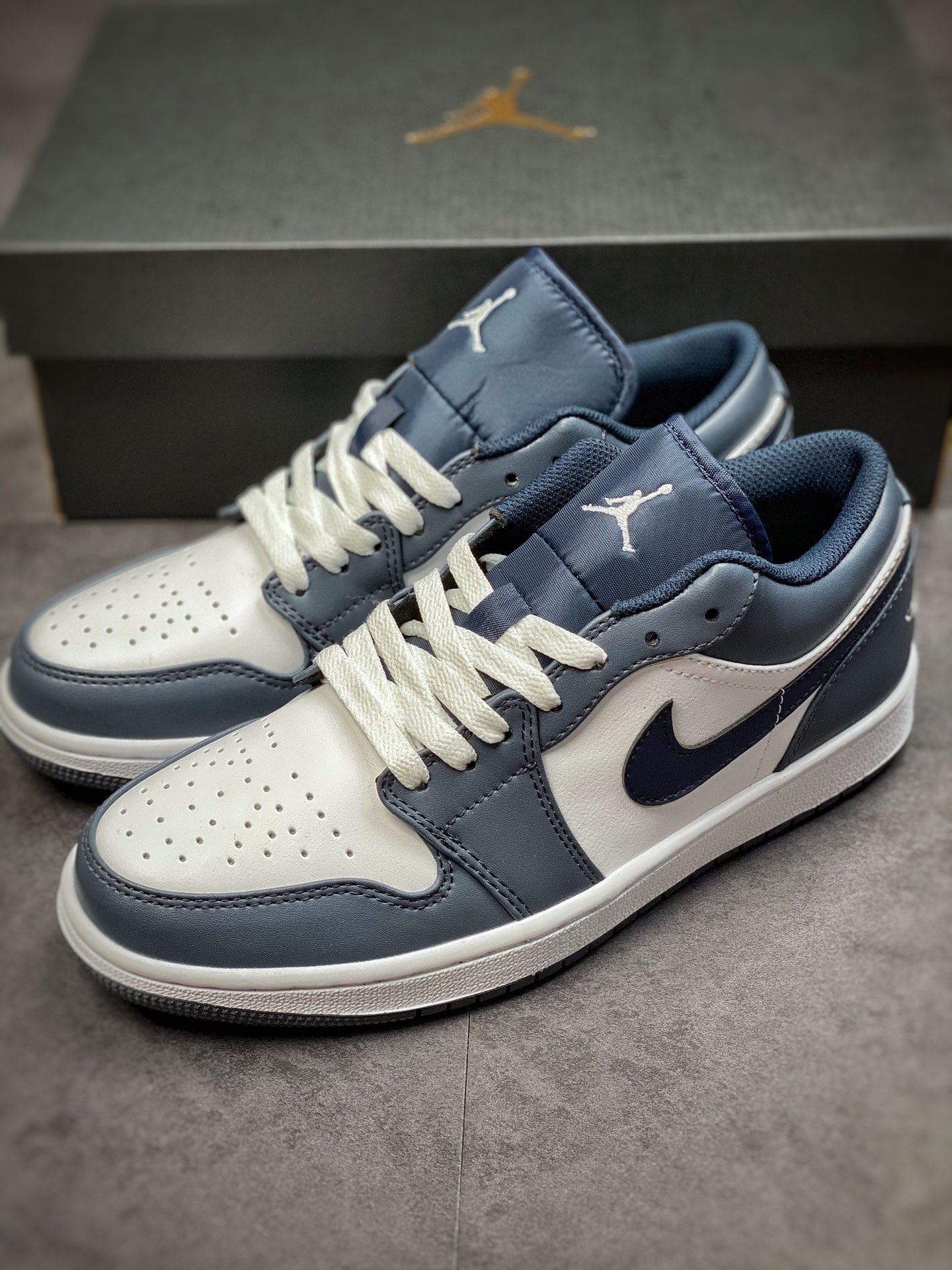 200 Air Jordan 1 Low 黑曜石 市面唯一头层 AJ1乔1低帮休闲板鞋553558-414