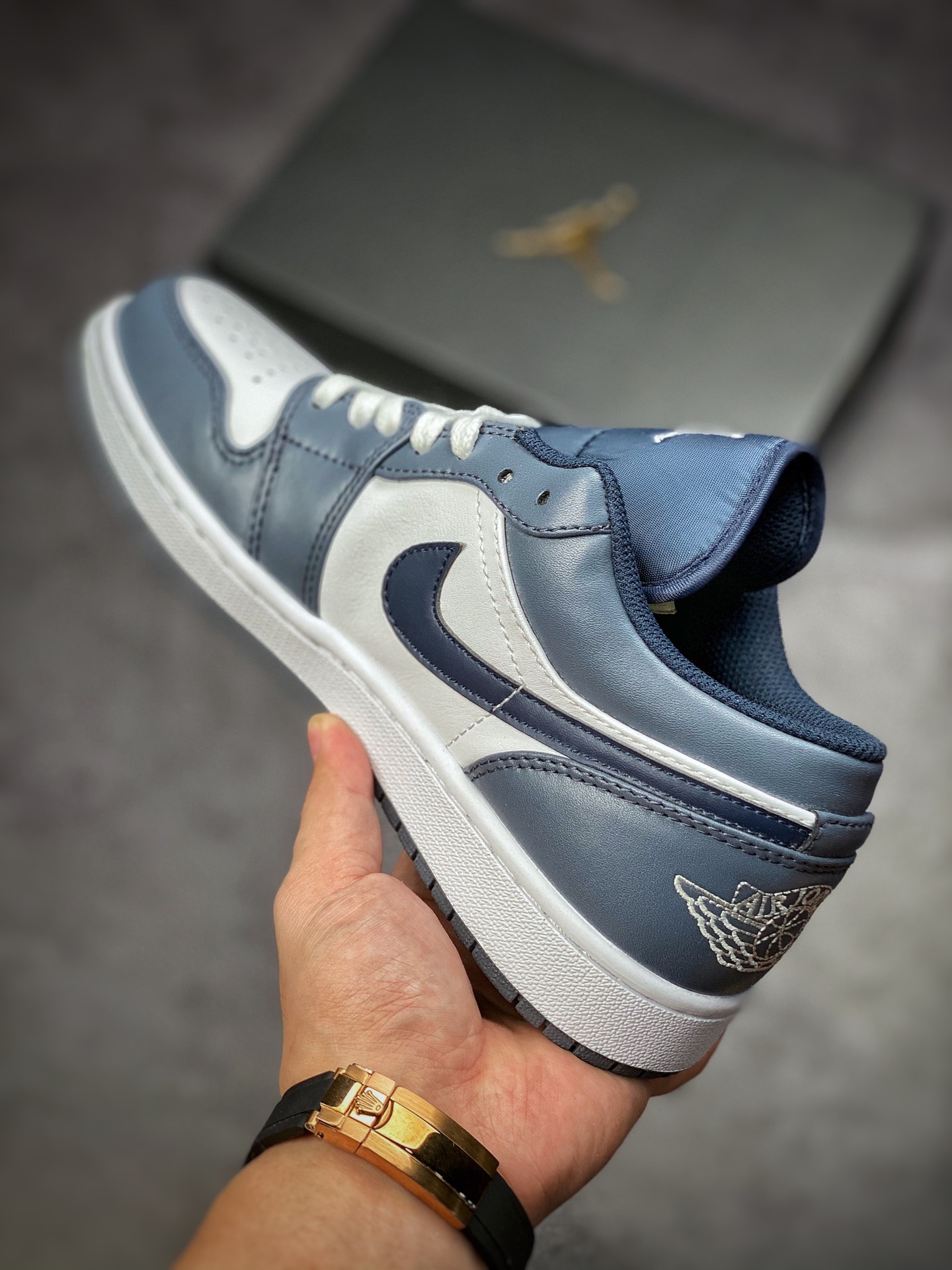 200 Air Jordan 1 Low 黑曜石 市面唯一头层 AJ1乔1低帮休闲板鞋553558-414