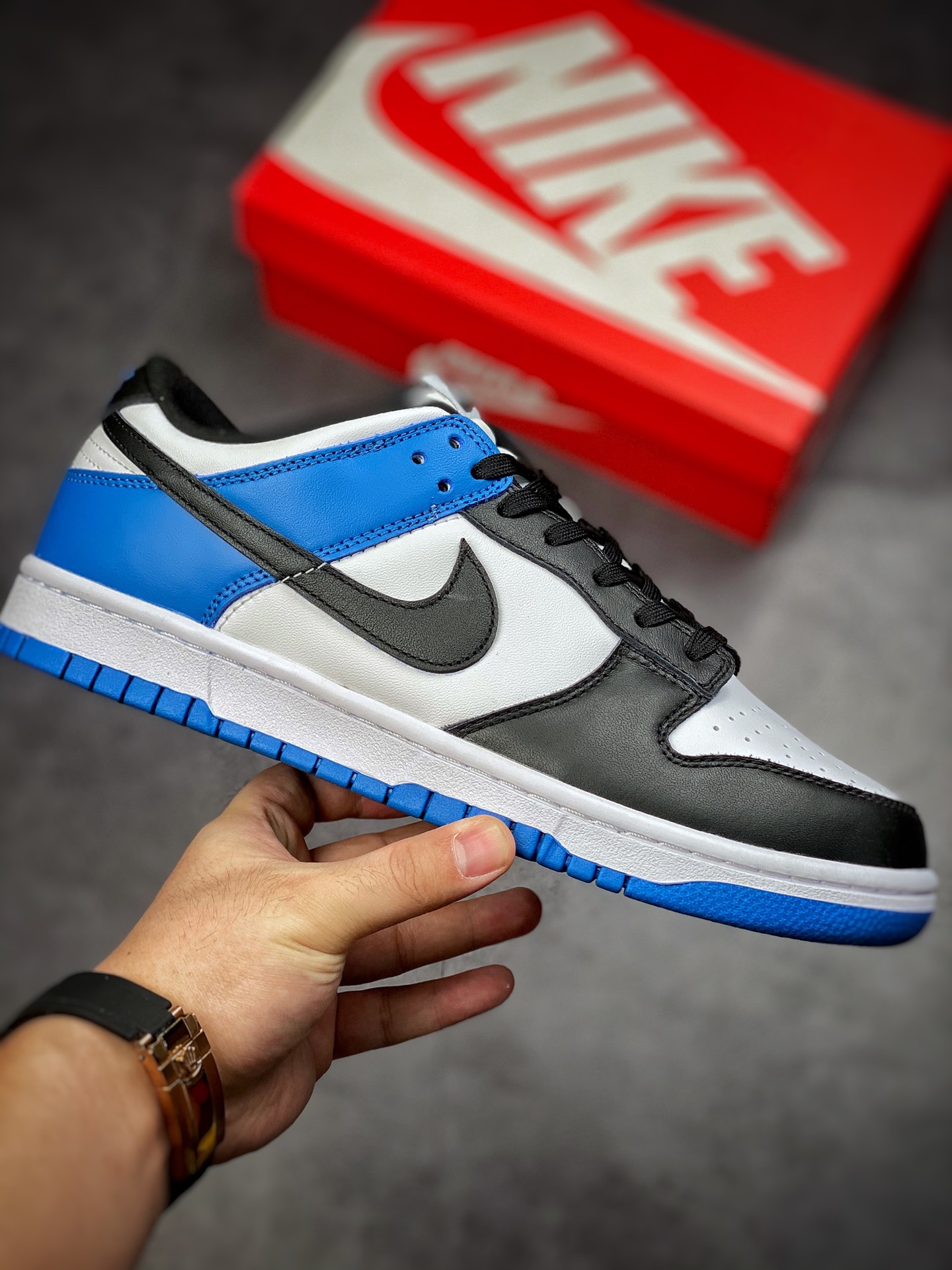 320 Nike Dunk Low ”Black/Blue” 黑蓝脚趾独家新色DO7412-998