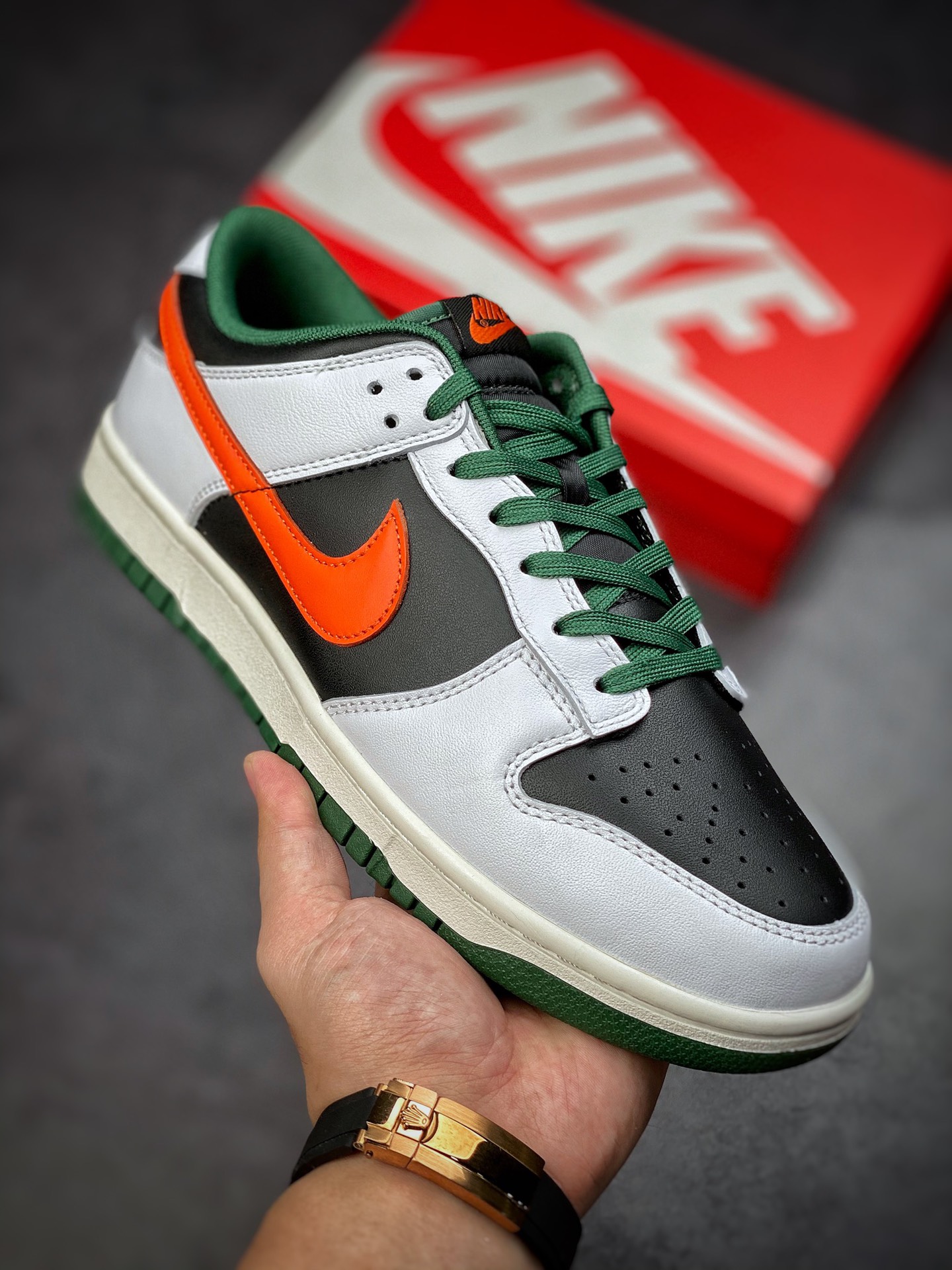 320 Nike Dunk Low ”White/Black/Green” 白黑绿 DO7412-997