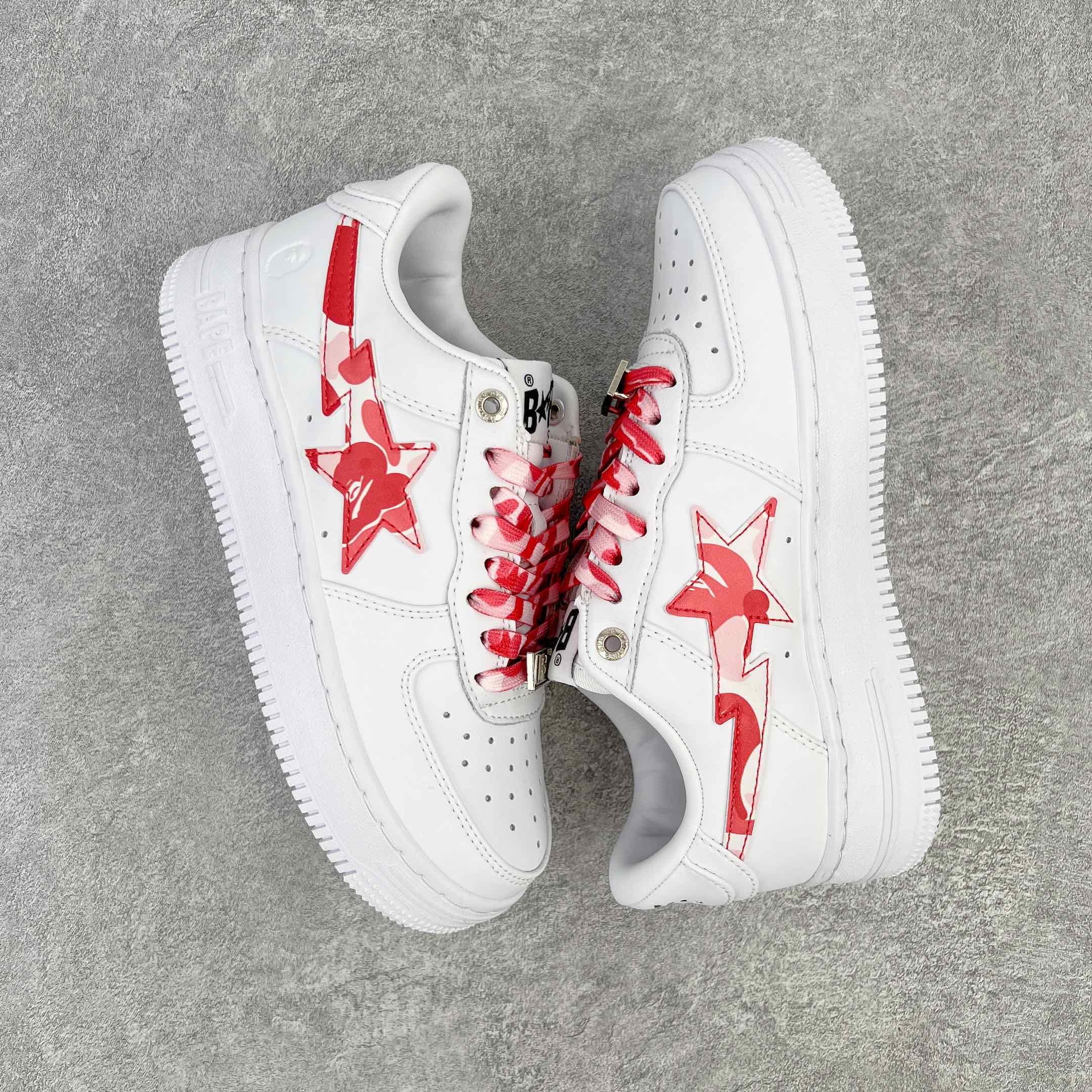 图片[3]-＃C版纯原 Bape Sta To Low 明星同款 猿人头经典漆皮低帮运动休闲板鞋 全套原纸板楦头开发 确保原汁原味 市场最完美低趴版型 一比一鞋头弧度高度鞋身弧度 外贸平台指定订单 匠心打造 开发时长超过半年 独家私模磨具冲刀加持 原厂特供皮料光泽色卡零偏差 内里均采用市场最好的超软原厂填充棉 原数据进口机台高频印压LOGO 最高QC检验标准 控制溢胶瑕疵 深浅定位均保持zp一致 中底嵌入Ortholite缓震材质 全套原包装 包含猿人logo 定制防尘袋 尺码：36 36.5 37 38 38.5 40 40.5 41 42 42.5 43 44 44.5 45 46-选品中心