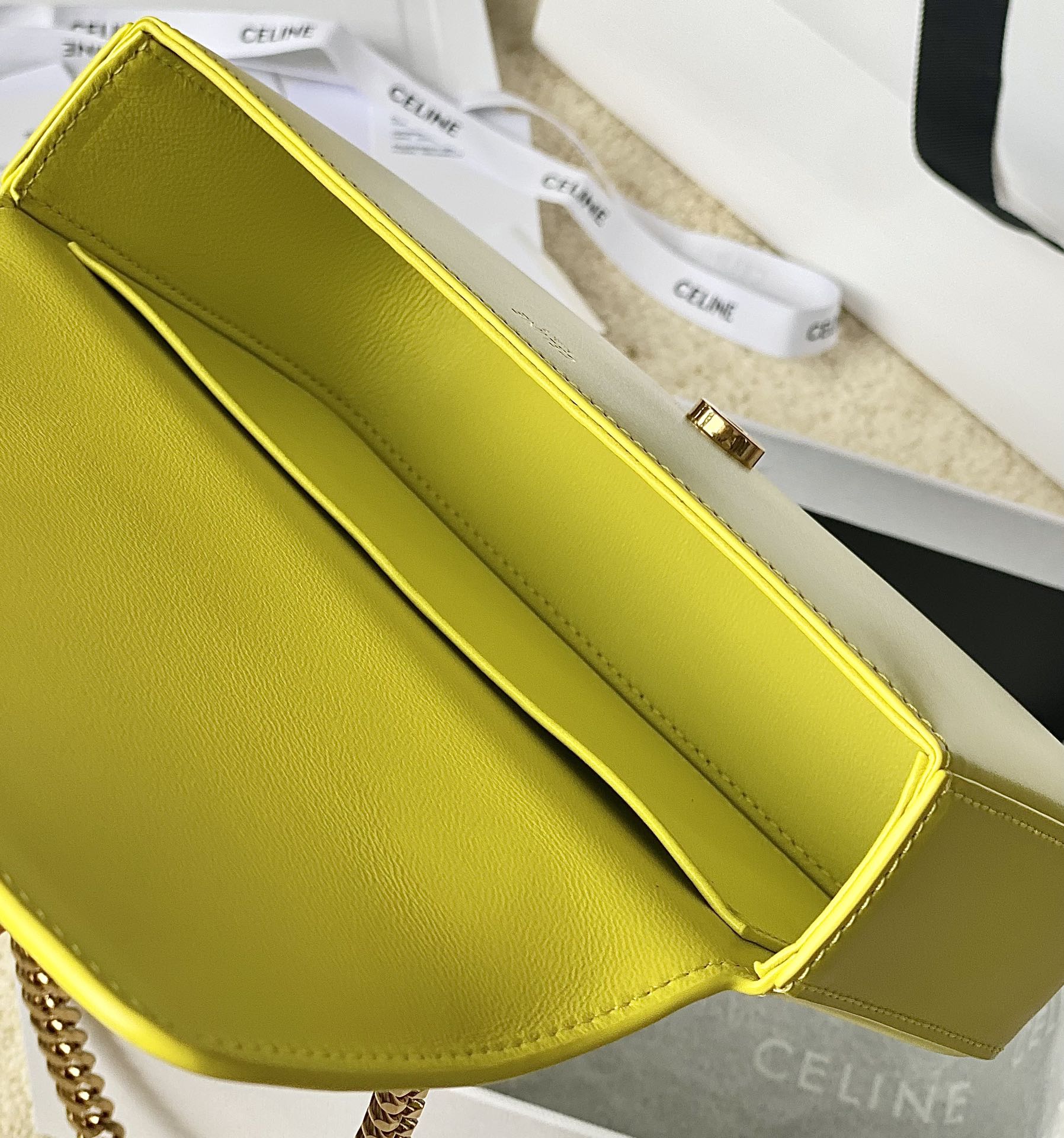 CELINE赛琳CUIR TRIOMPHE 凯旋门链条肩背包199242