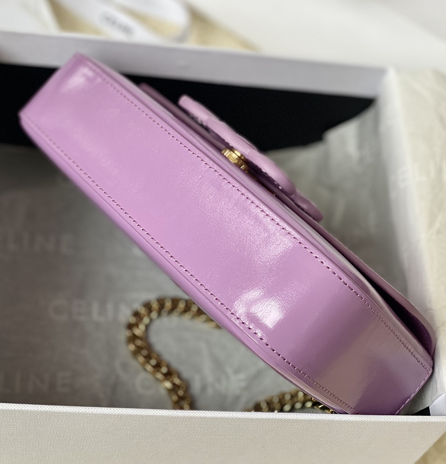 CELINE赛琳CUIR TRIOMPHE 凯旋门链条肩背包199242