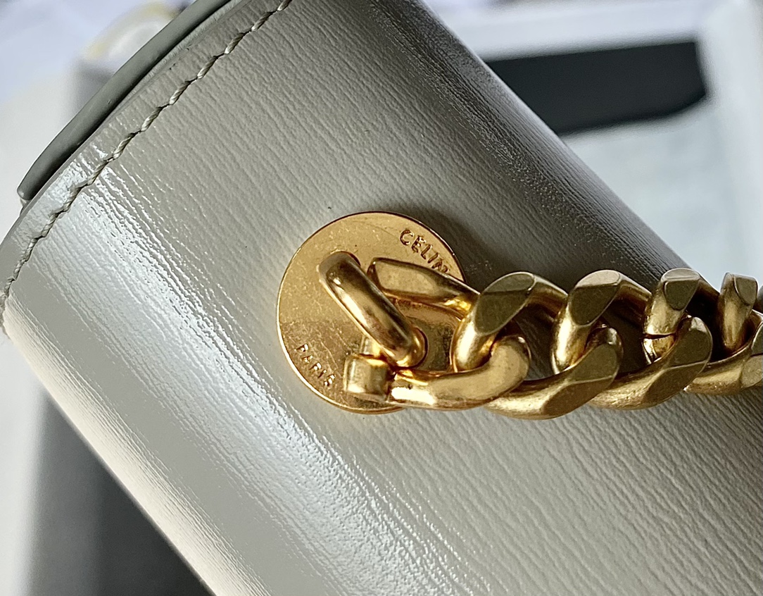 CELINE 秀场新品 最新经典款链条腋下包 197992灰