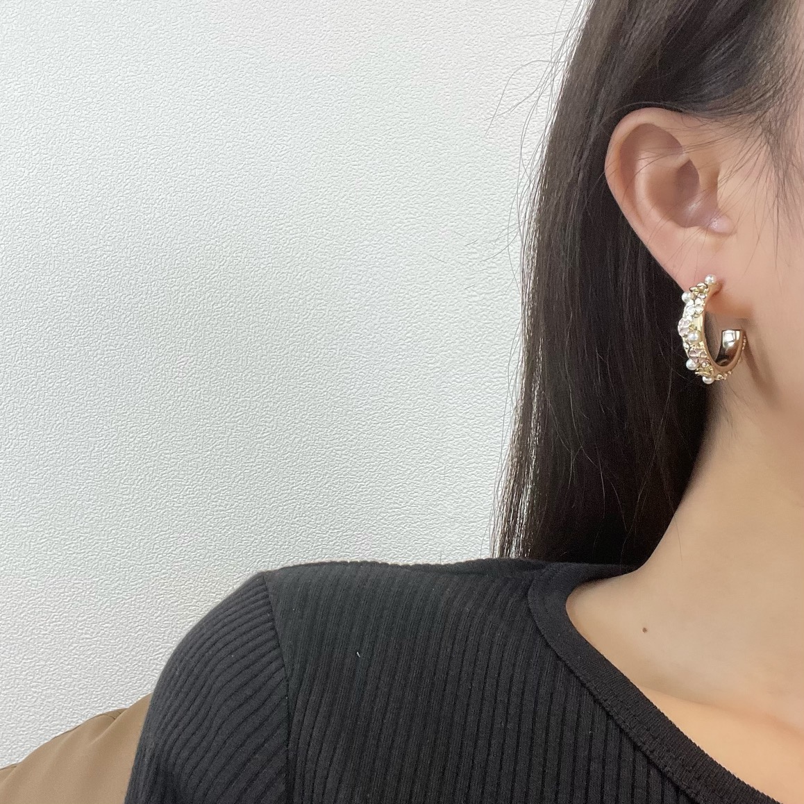 新款☑️CHANEL香奈儿双c山茶花耳钉耳环