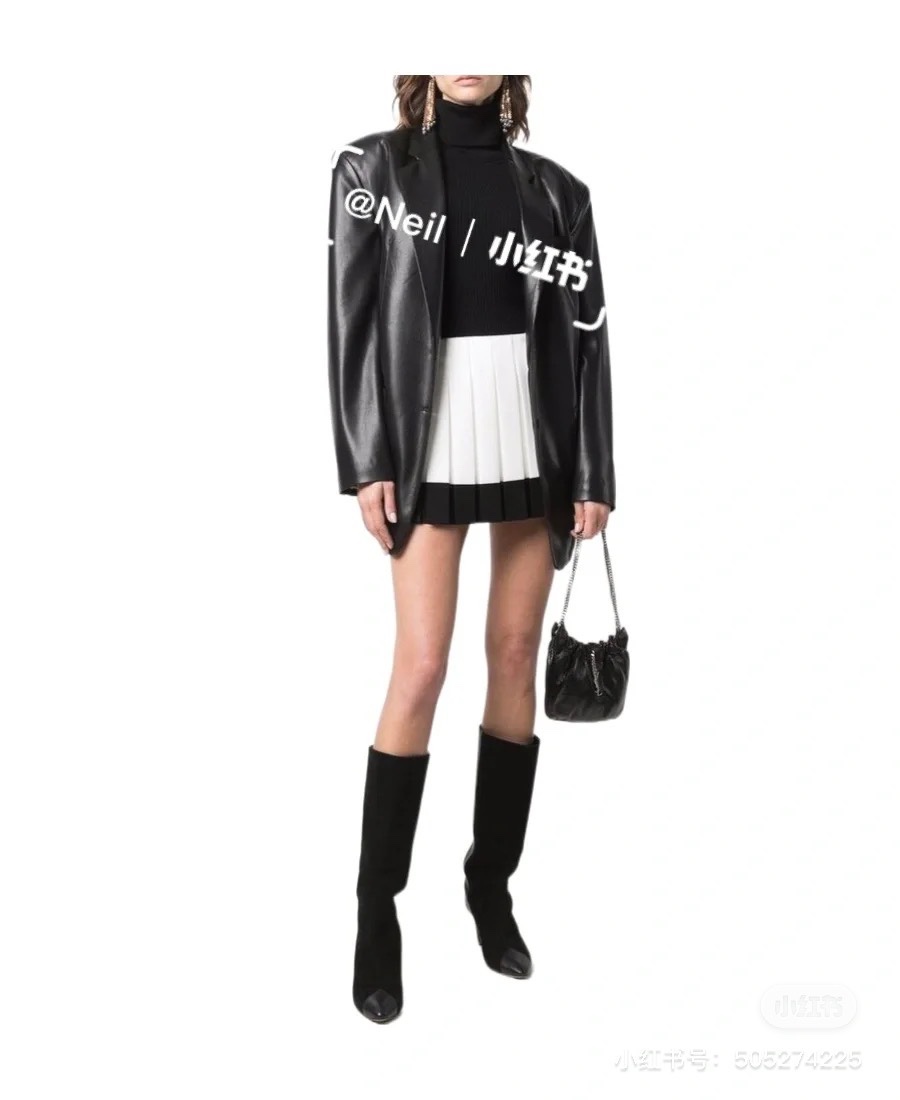 Saint laurent Ysl 专柜新款云朵型腋下链条包 681632黑色银扣