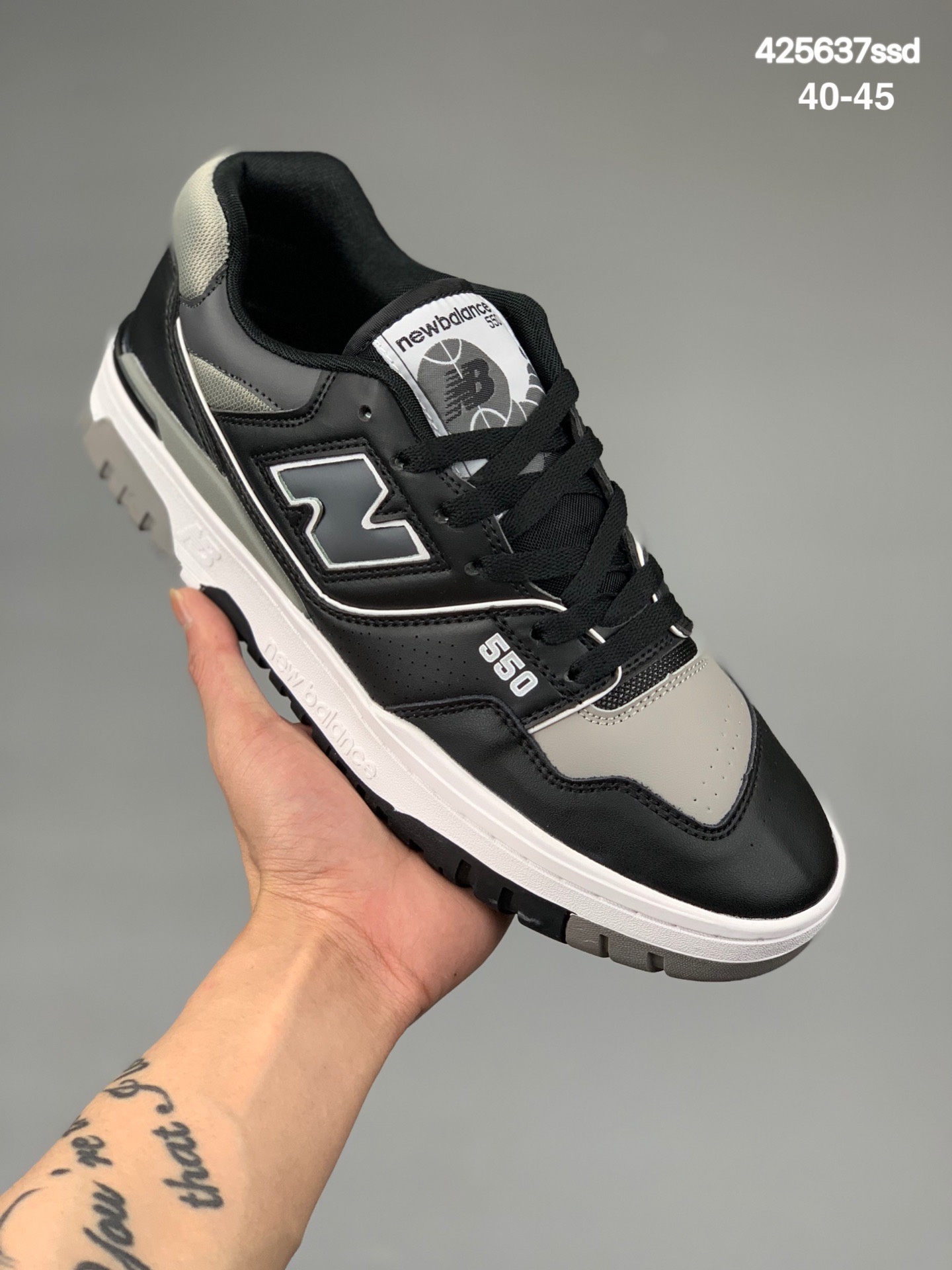 
复古新选择，NB新百伦New Balance BB550系列经典复古低帮休闲运动篮球板鞋时尚潮流配色
尺码:  40-45
货号:  BB550CL1
编码：425637ssd