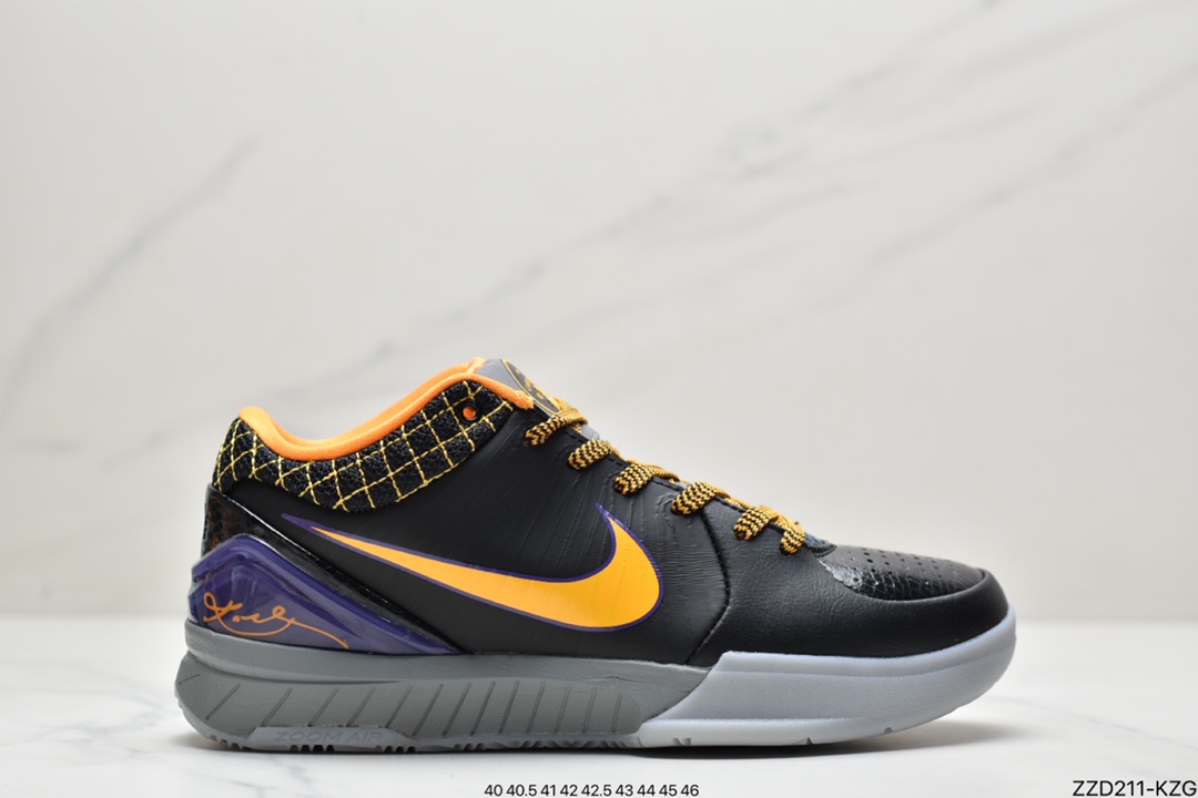 250  耐克Nike Zoom Kobe 4 ZK4 比科4代及时行乐业专实战篮球鞋 AV6339-001