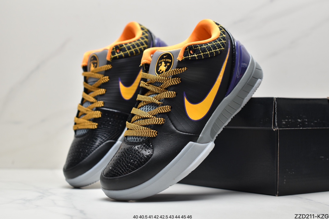 250  耐克Nike Zoom Kobe 4 ZK4 比科4代及时行乐业专实战篮球鞋 AV6339-001