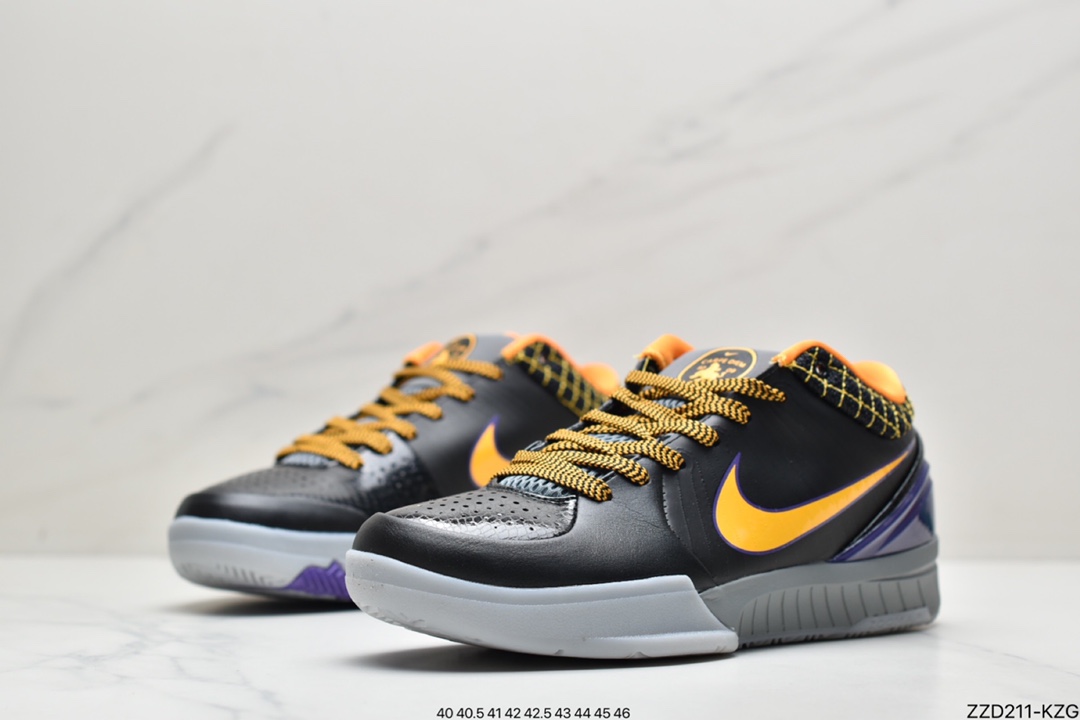 250  耐克Nike Zoom Kobe 4 ZK4 比科4代及时行乐业专实战篮球鞋 AV6339-001