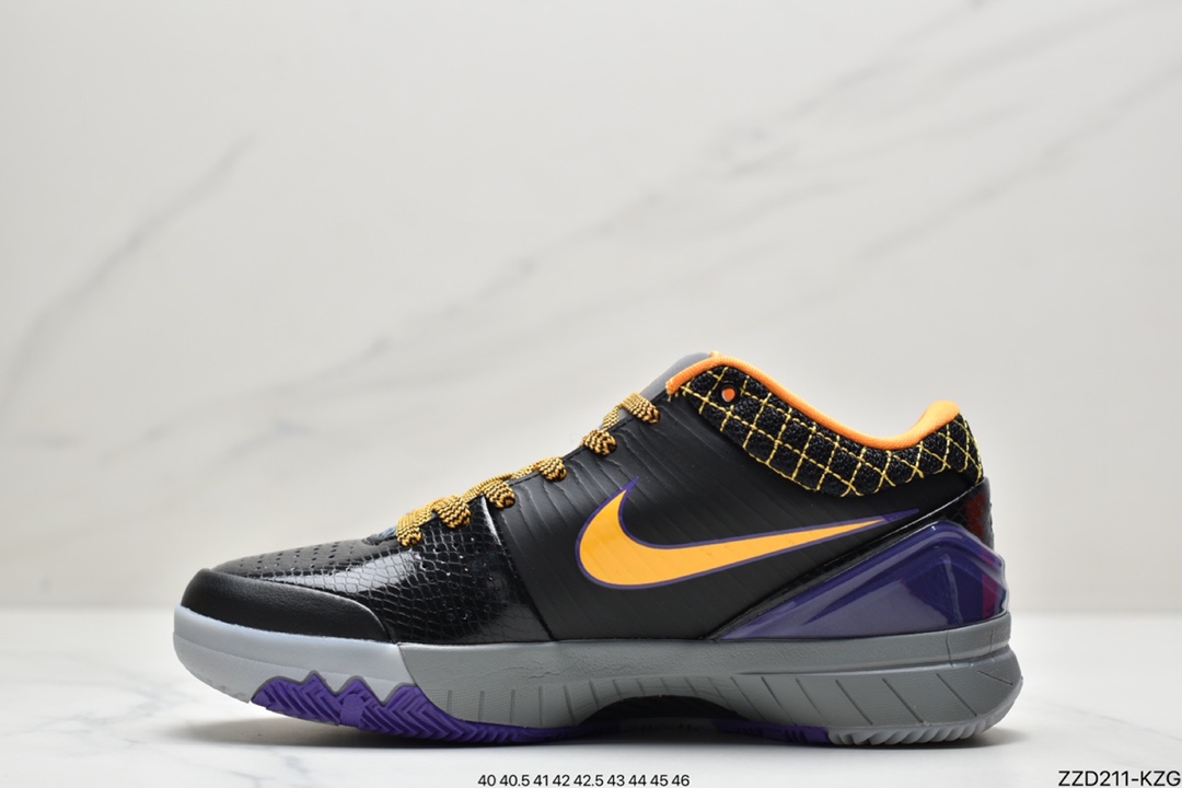 250  耐克Nike Zoom Kobe 4 ZK4 比科4代及时行乐业专实战篮球鞋 AV6339-001