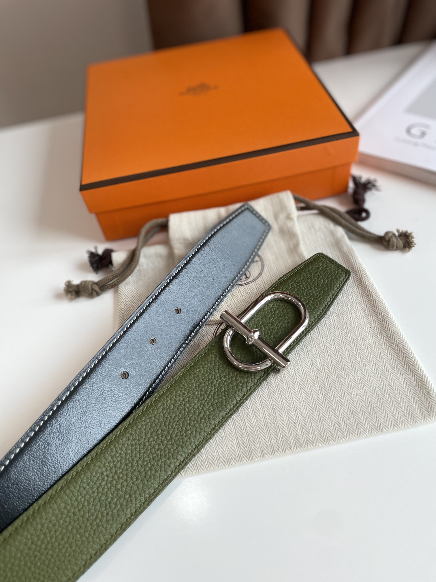 Hermès Luxury Atelier Designer Belt Accessories Ref 6