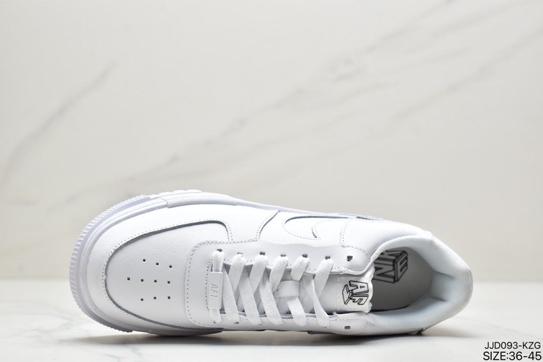 130 真标耐克Nike WMNS Air Force 1 Shadow空军一号 轻量增高低帮板鞋CI0919-100