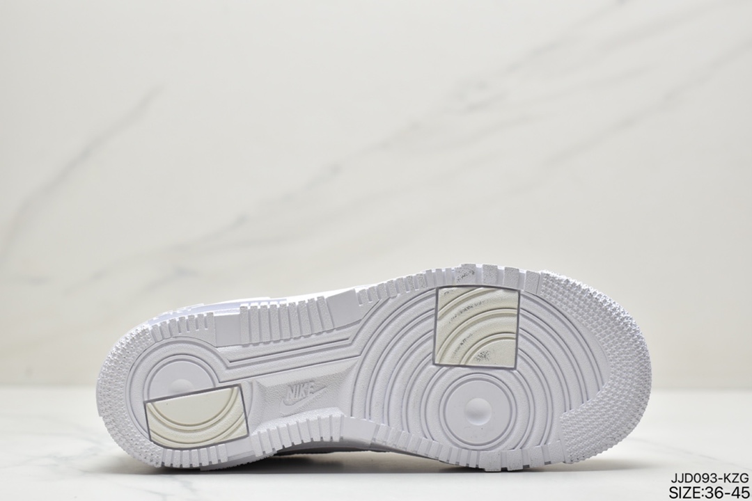 130 真标耐克Nike WMNS Air Force 1 Shadow空军一号 轻量增高低帮板鞋CI0919-100