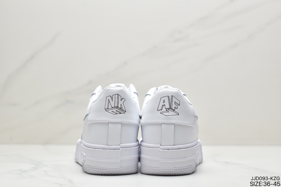 130 真标耐克Nike WMNS Air Force 1 Shadow空军一号 轻量增高低帮板鞋CI0919-100