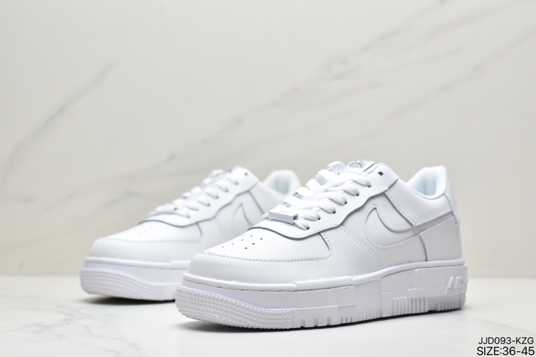 130 真标耐克Nike WMNS Air Force 1 Shadow空军一号 轻量增高低帮板鞋CI0919-100
