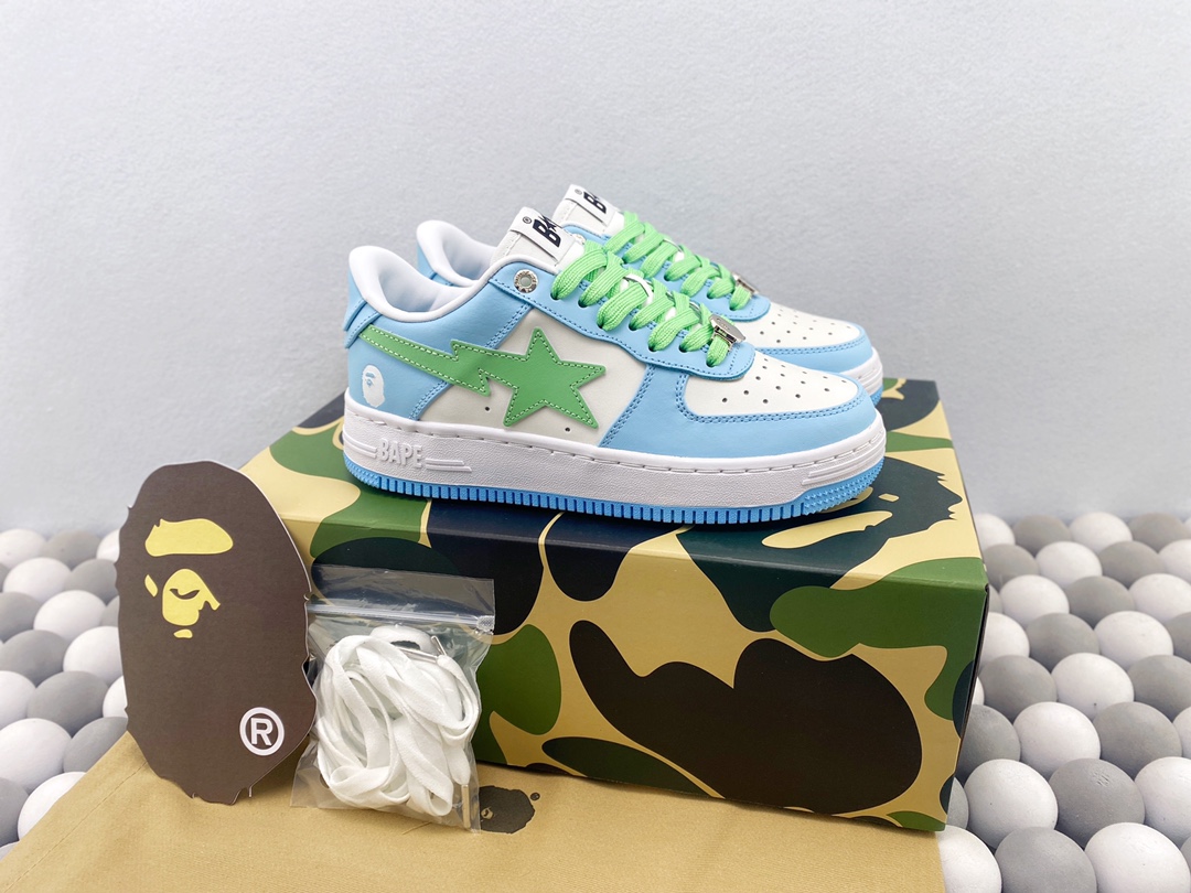 ¡BAPE STA LOW macarrones azules y verdes! Versión económica ¡El mejor lote en términos de rentabilidad! Talla…