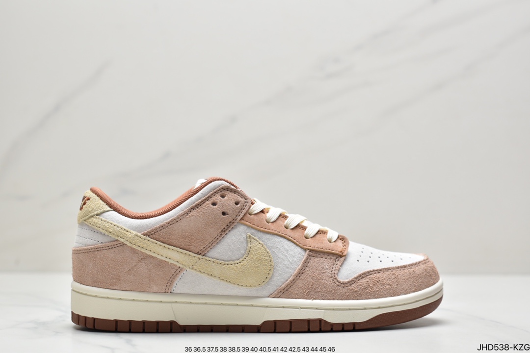 190 耐克Nike SB Dunk Low SE”Dusty Olive”扣篮系列低帮休闲运动滑板板鞋“绿棕橙橄榄”DH5360-300