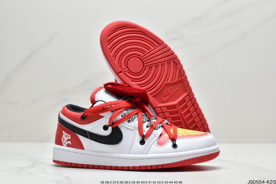 200 Air Jordan 1 Low OG “Chinese New Year”中国年丝绸材DD2233-001