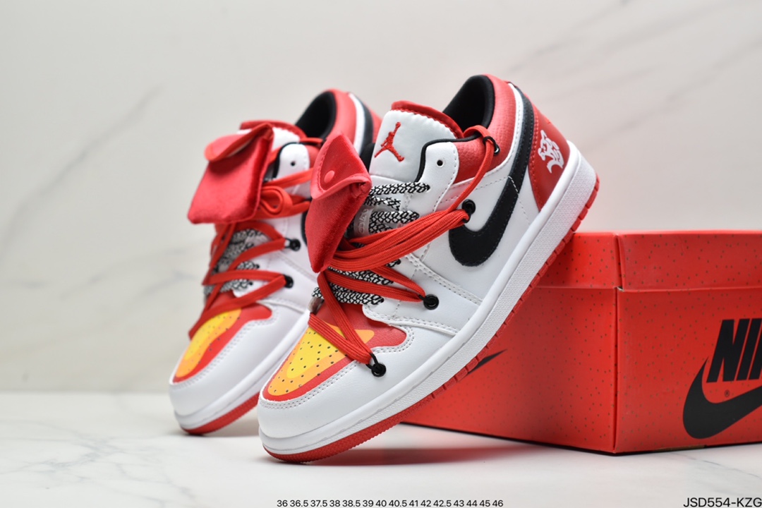 200 Air Jordan 1 Low OG “Chinese New Year”中国年丝绸材DD2233-001