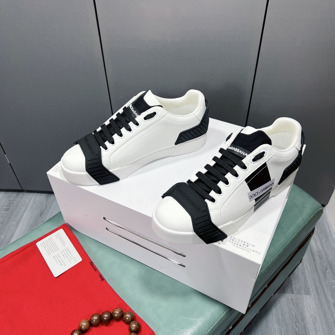 precio de fábrica "DOLCE & GABBANA [Dolce & Gabbana] de alta calidad . Low-top casual DG zapatos de