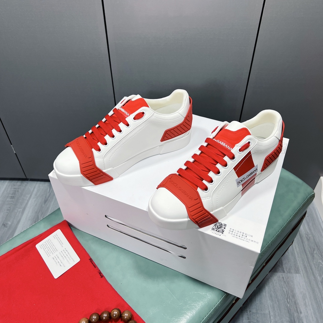 precio de fábrica "DOLCE & GABBANA [Dolce & Gabbana] de alta calidad . Low-top casual DG zapatos de
