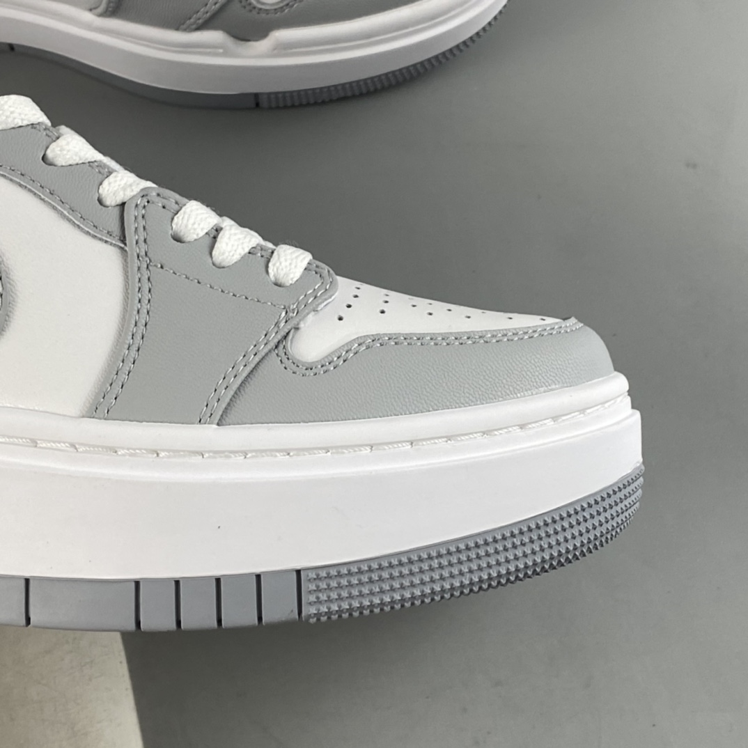 P240 Air Jordan 1 Elevate Low SE ”Wolf Grey” 小AJ 厚底复古篮球鞋 DH7004-100