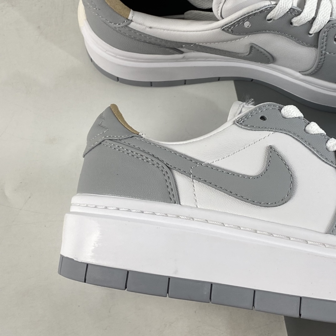P240 Air Jordan 1 Elevate Low SE ”Wolf Grey” 小AJ 厚底复古篮球鞋 DH7004-100