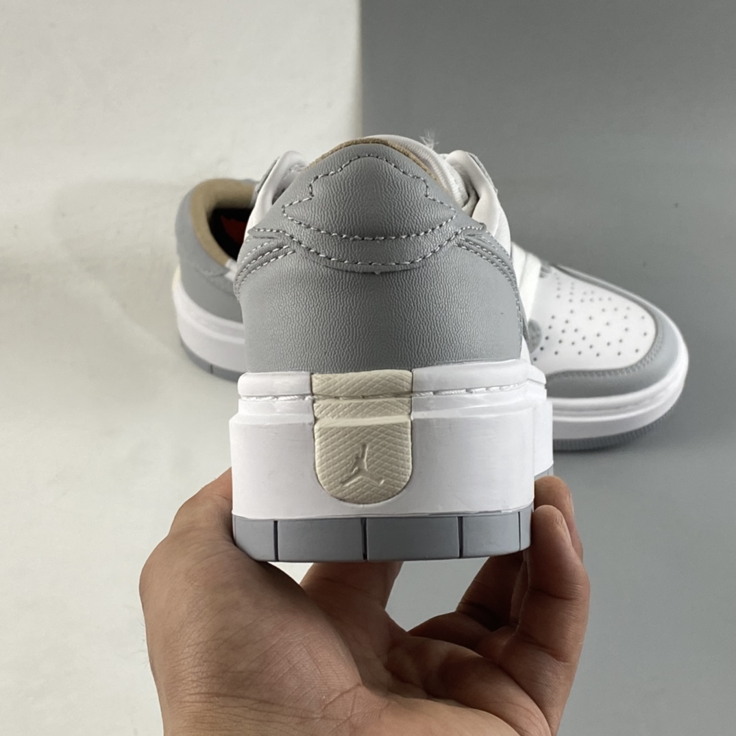 P240 Air Jordan 1 Elevate Low SE ”Wolf Grey” 小AJ 厚底复古篮球鞋 DH7004-100