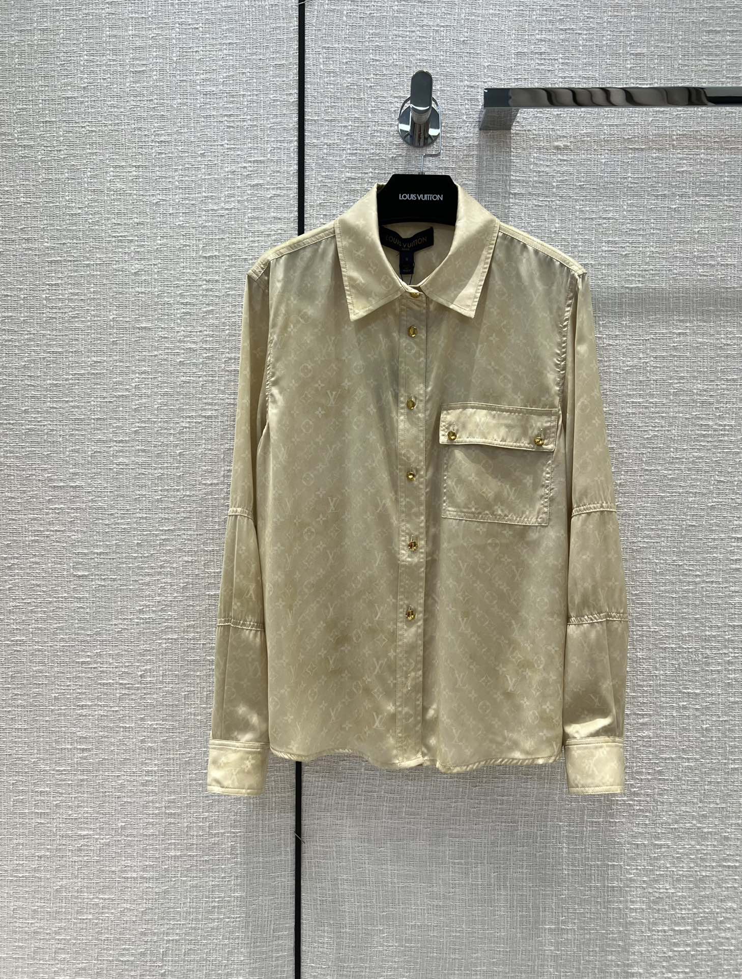 Louis Vuitton Clothing Shirts & Blouses White Yellow Printing Spring/Summer Collection