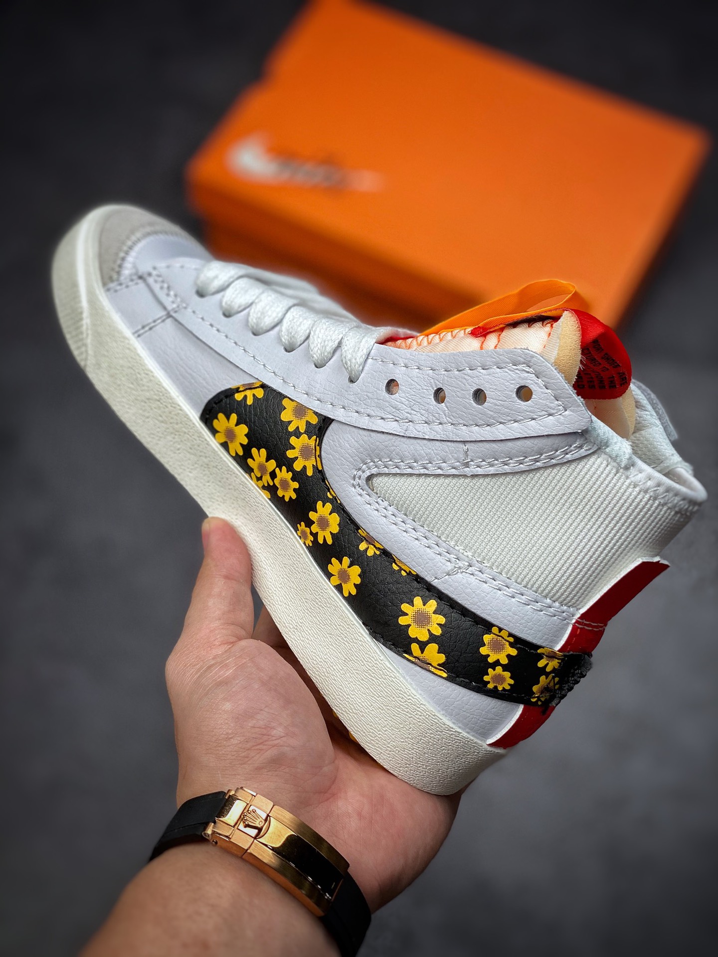 160 Nike Blazer Mid’77 Jumbo 黑白花 经典百搭低帮开拓者休闲运动板鞋 DD3111-103