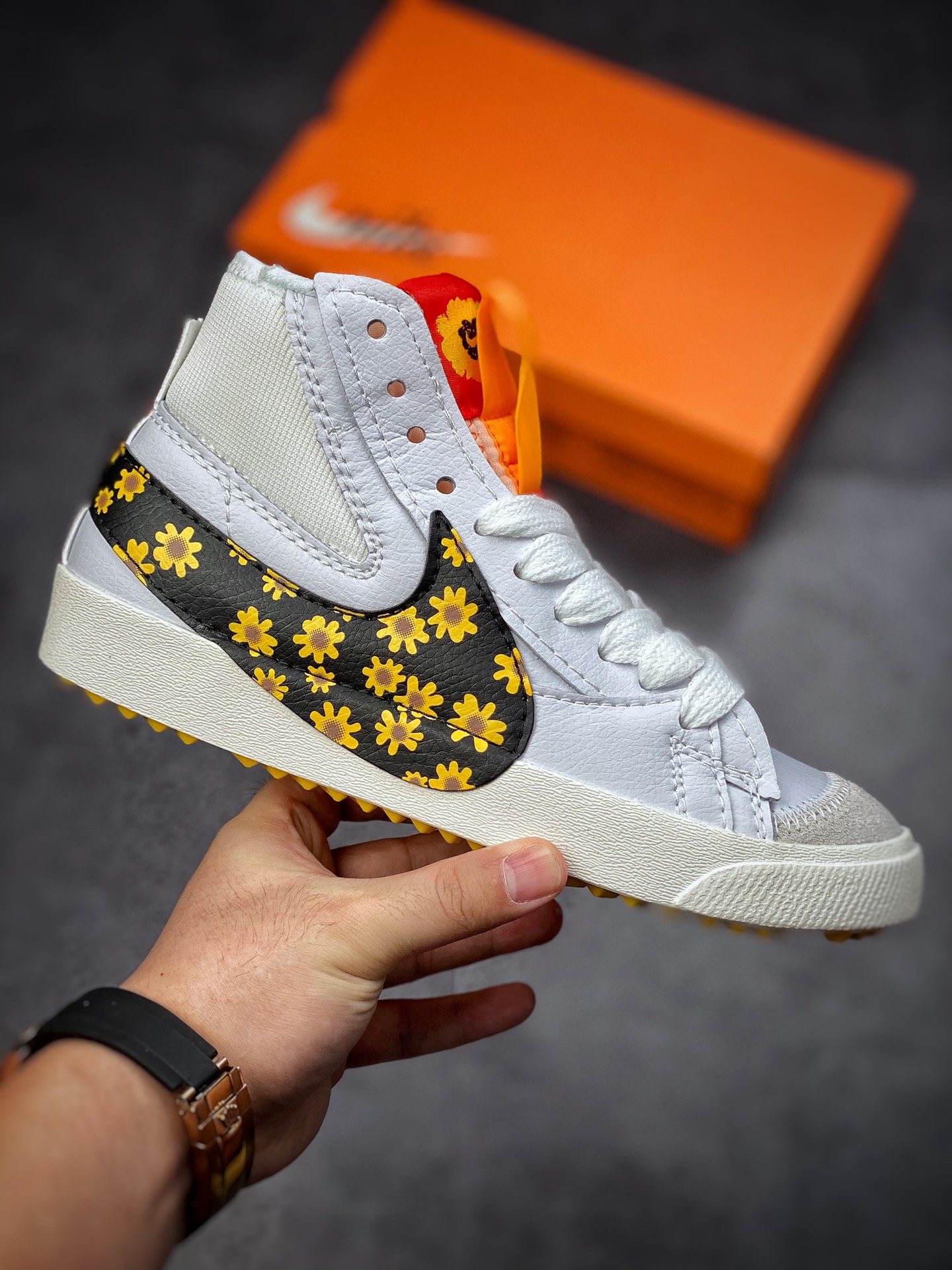 160 Nike Blazer Mid’77 Jumbo 黑白花 经典百搭低帮开拓者休闲运动板鞋 DD3111-103