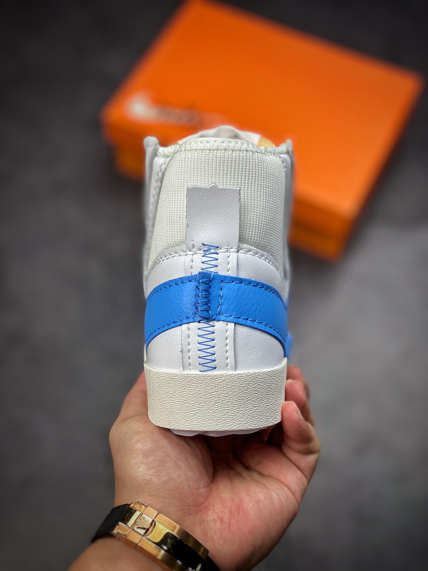 160 Nike Blazer Mid’77 Jumbo 白蓝 经典百搭低帮开拓者休闲运动板鞋DD3111-103