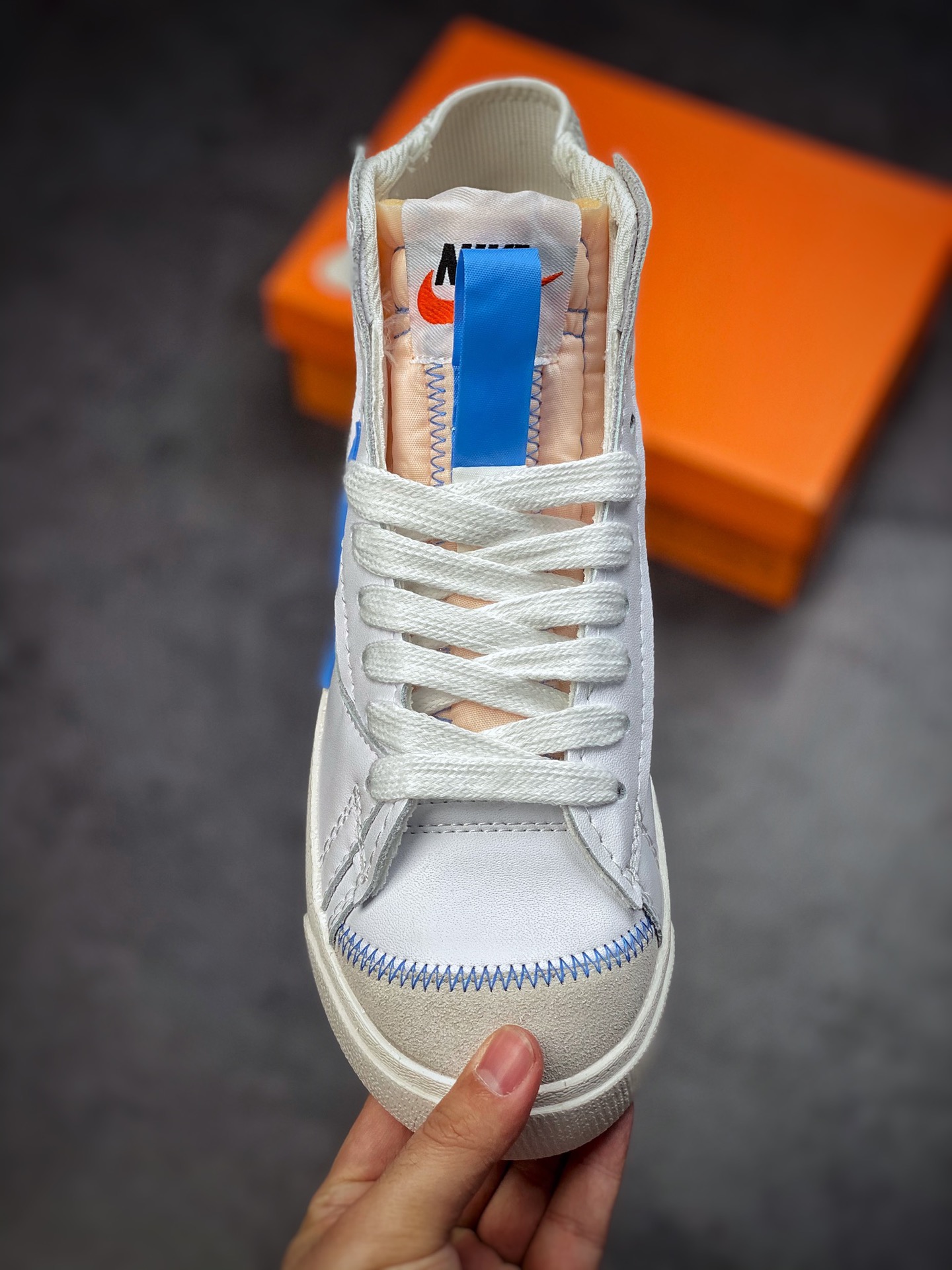 160 Nike Blazer Mid’77 Jumbo 白蓝 经典百搭低帮开拓者休闲运动板鞋DD3111-103