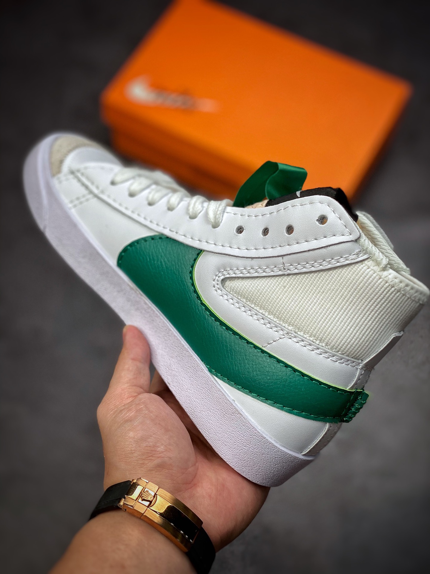 160 Nike Blazer Mid’77 Jumbo 白绿 经典百搭低帮开拓者休闲运动板鞋BQ4808-600